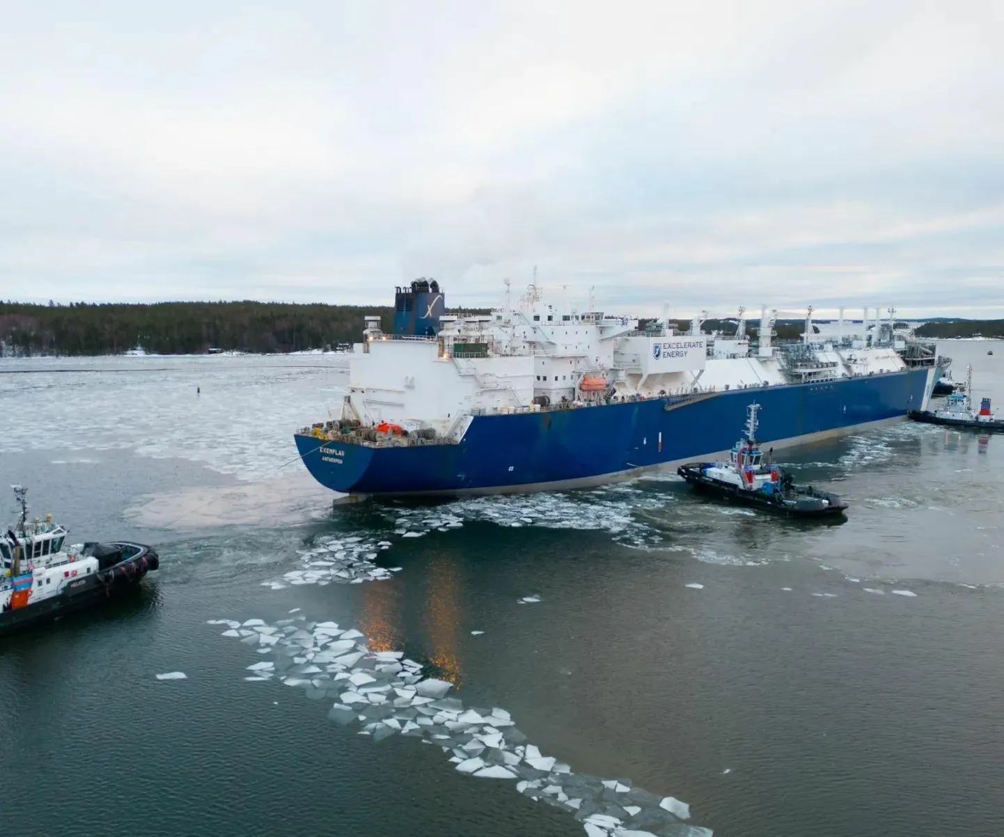Soome Inkoo sadamasse mullu detsembris jõudnud LNG-terminali Exemplar on seni gaasi tarninud.vaid Eesti Gaas.