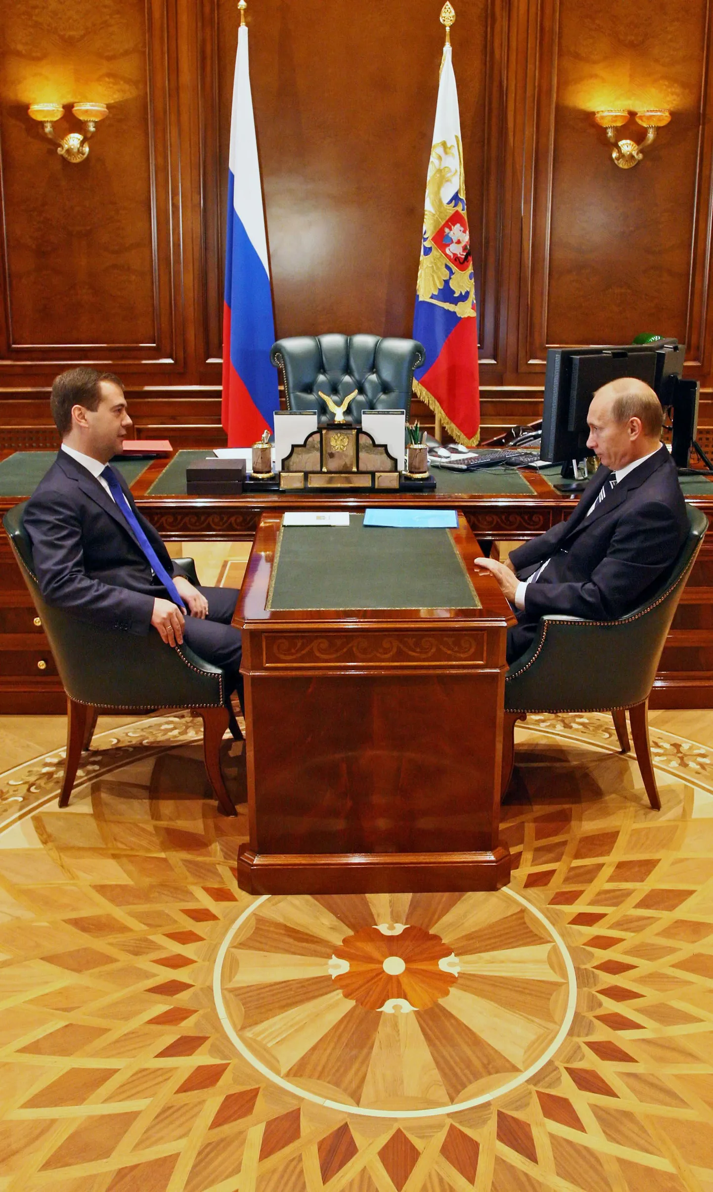 Venemaa president Dmitri Medvedev ja peaminister Vladimir Putin.