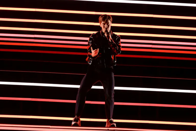 Benjamin Ingrosso esindamas Rootsit.