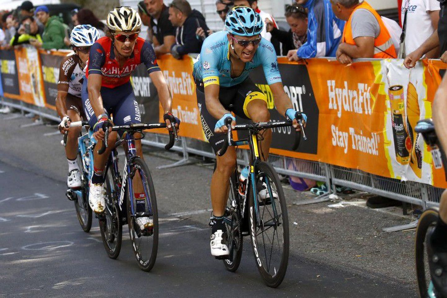 Tanel Kangert tänasel lõputõusuga kulmineerunud Giro d'Italia 14. etapil.