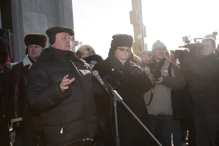 Jakunin osales koos Edgar Savisaarega Lasnamäe kiriku pühitsemisel. Foto: Õhtuleht