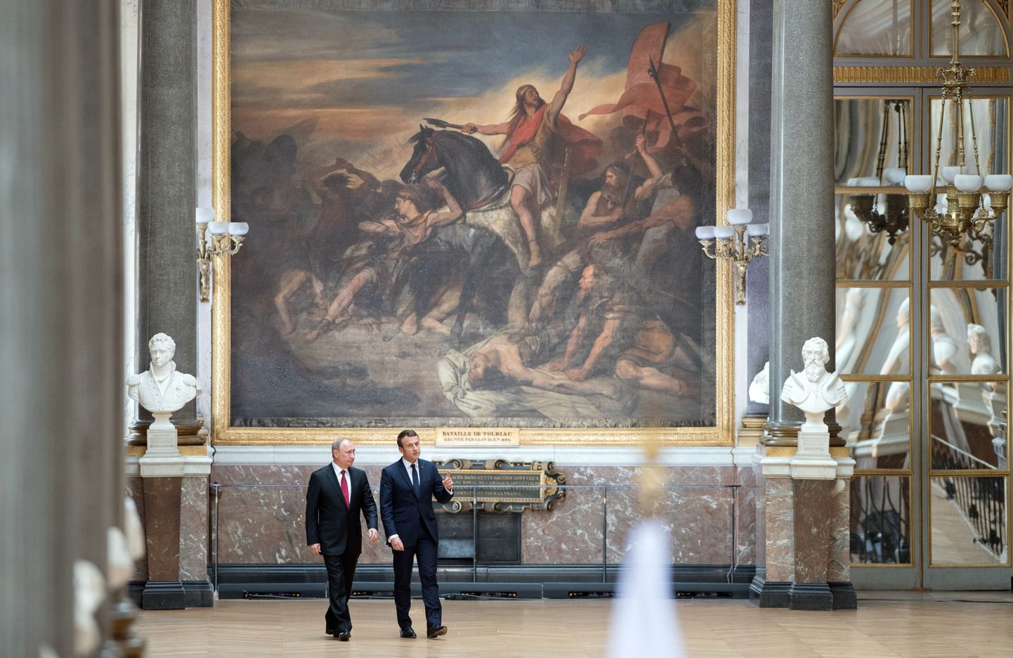 Presidendid eile Versailles' lossis.