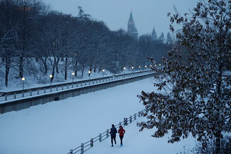 Rideau kanal enne avamist