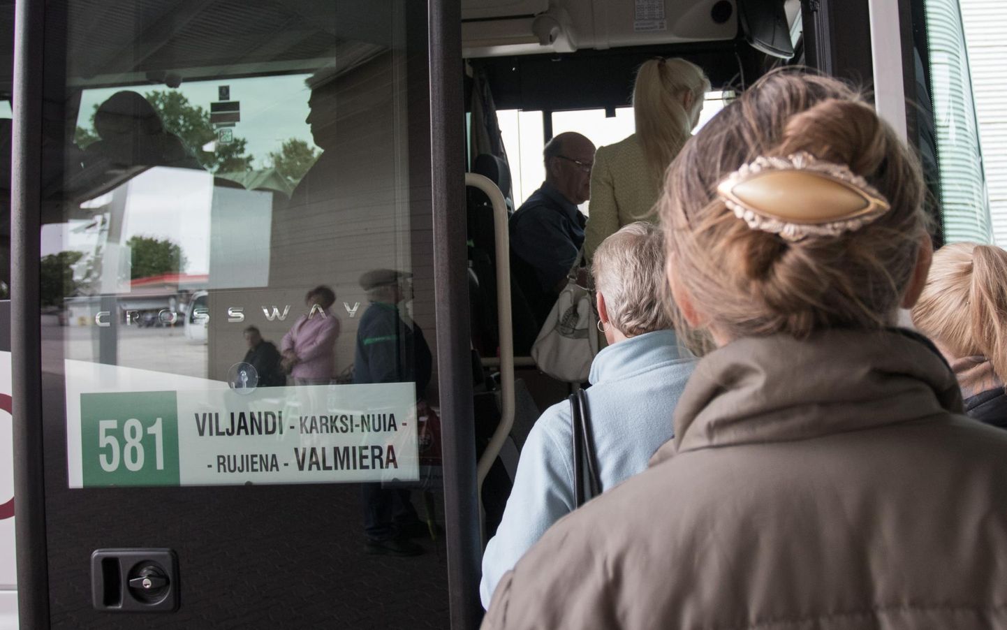 Viljandi ja Valmiera vahel on liinibussid ennegi sõitnud, see pildimeenutus pärineb 2017. aastast.