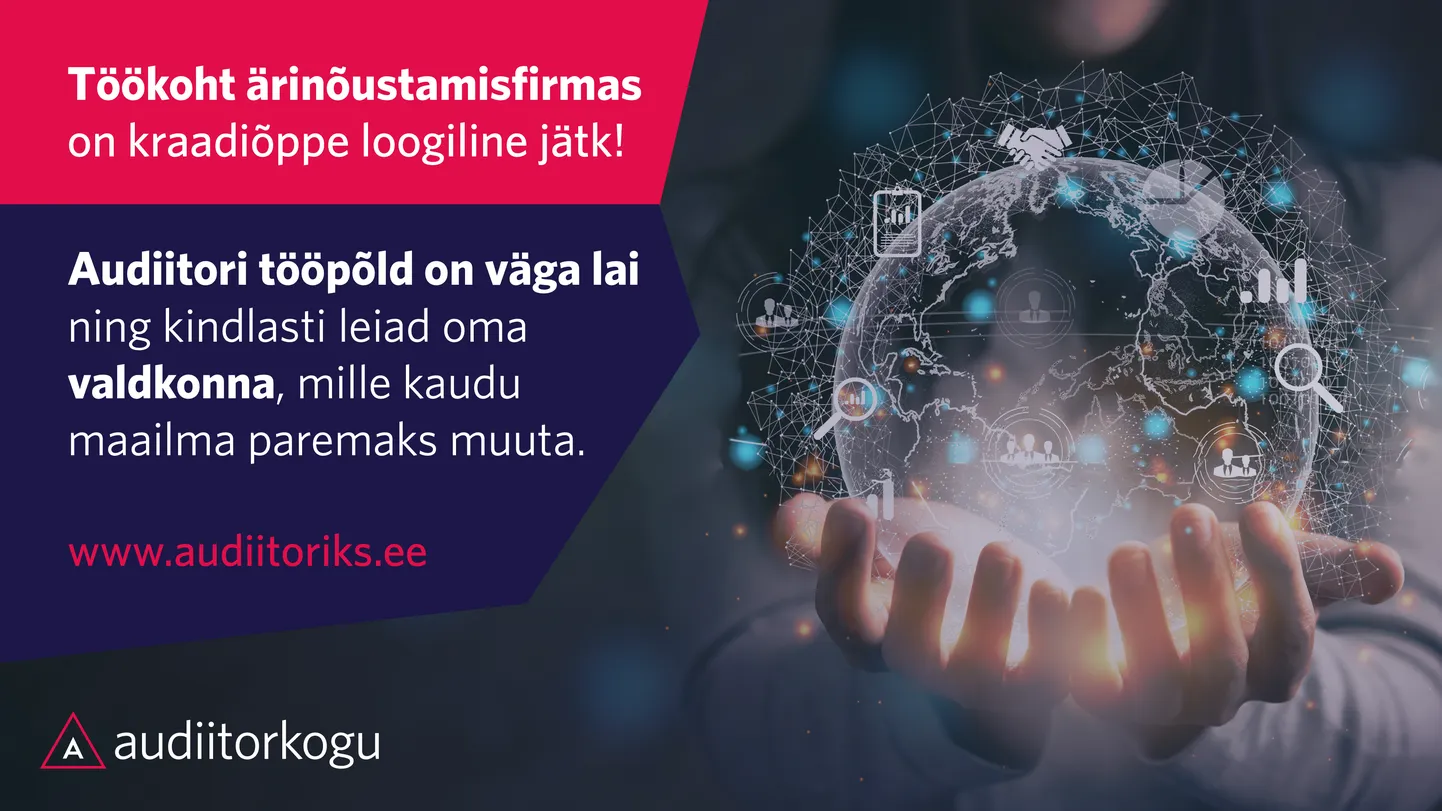 Audiitorid ootavad tudengeid oma tööga tutvuma.