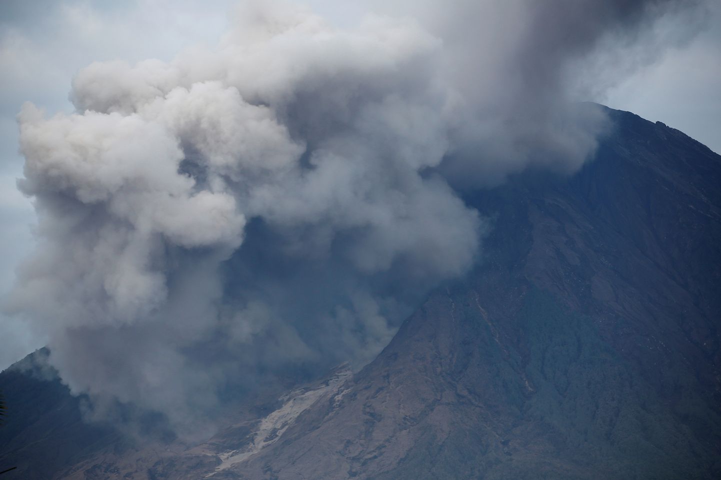 Indoneesia Semeru vulkaan.