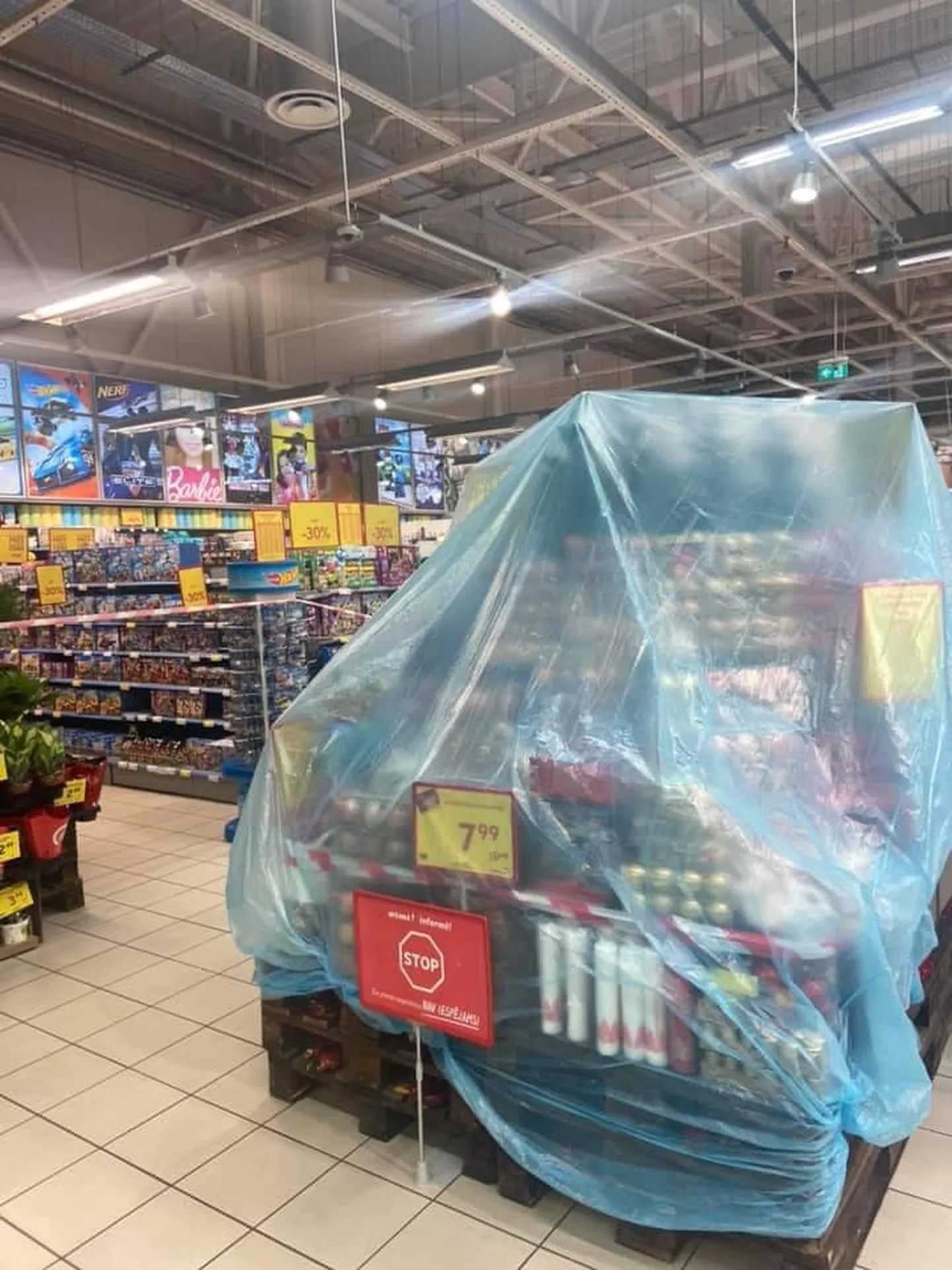 Selline vaatepilt avanes laupäeval Läti Rimis.
