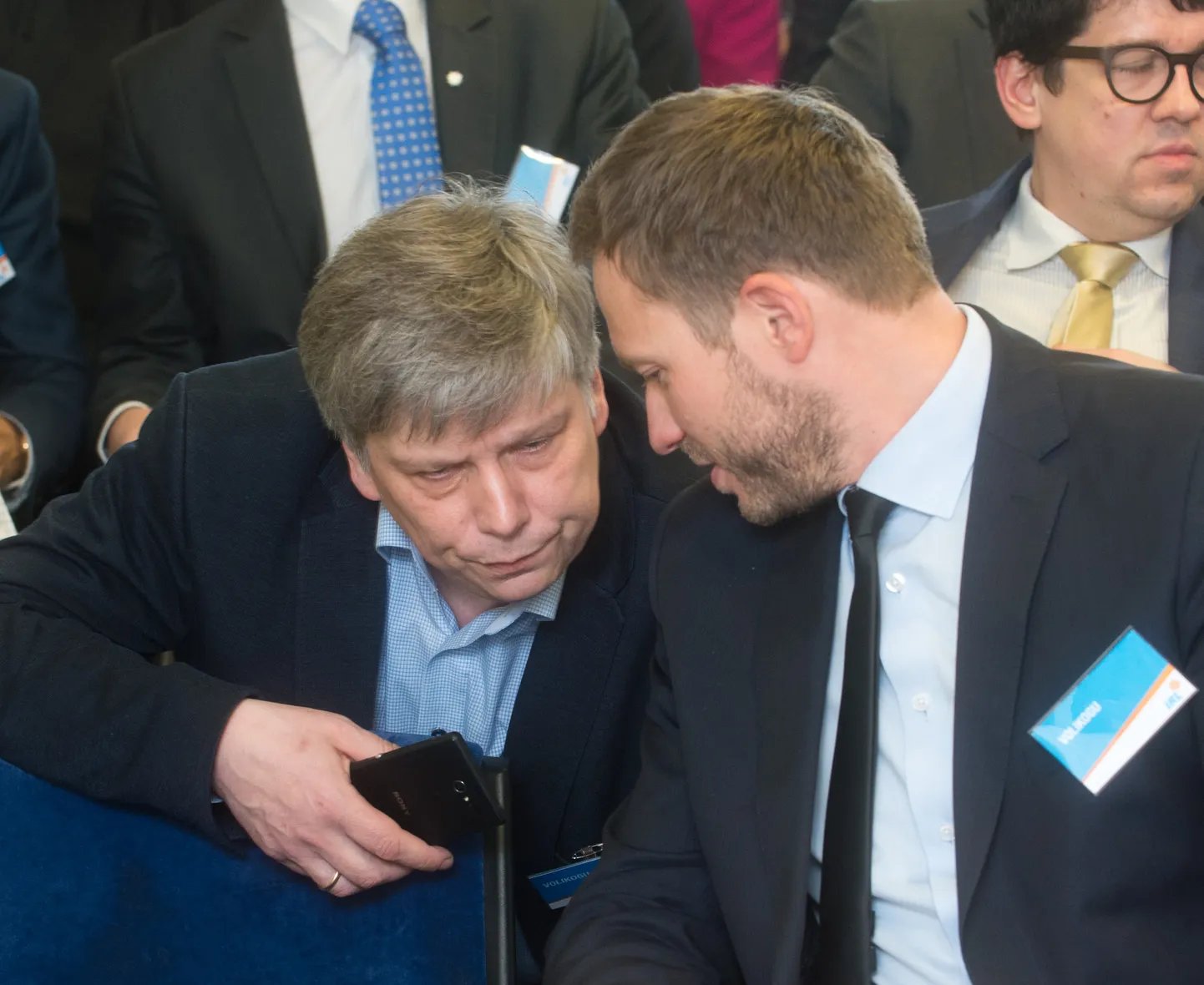 Siim Kiisler ja Margus Tsahkna. Pilt on tehtud 2015. aastal.
