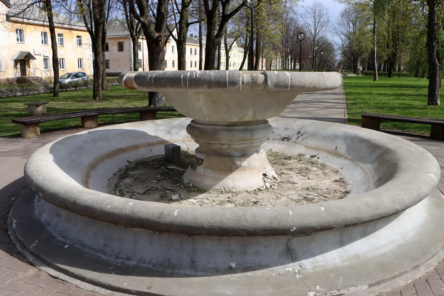 В этом году отремонтируют только один из фонтанов на Кескаллеэ.