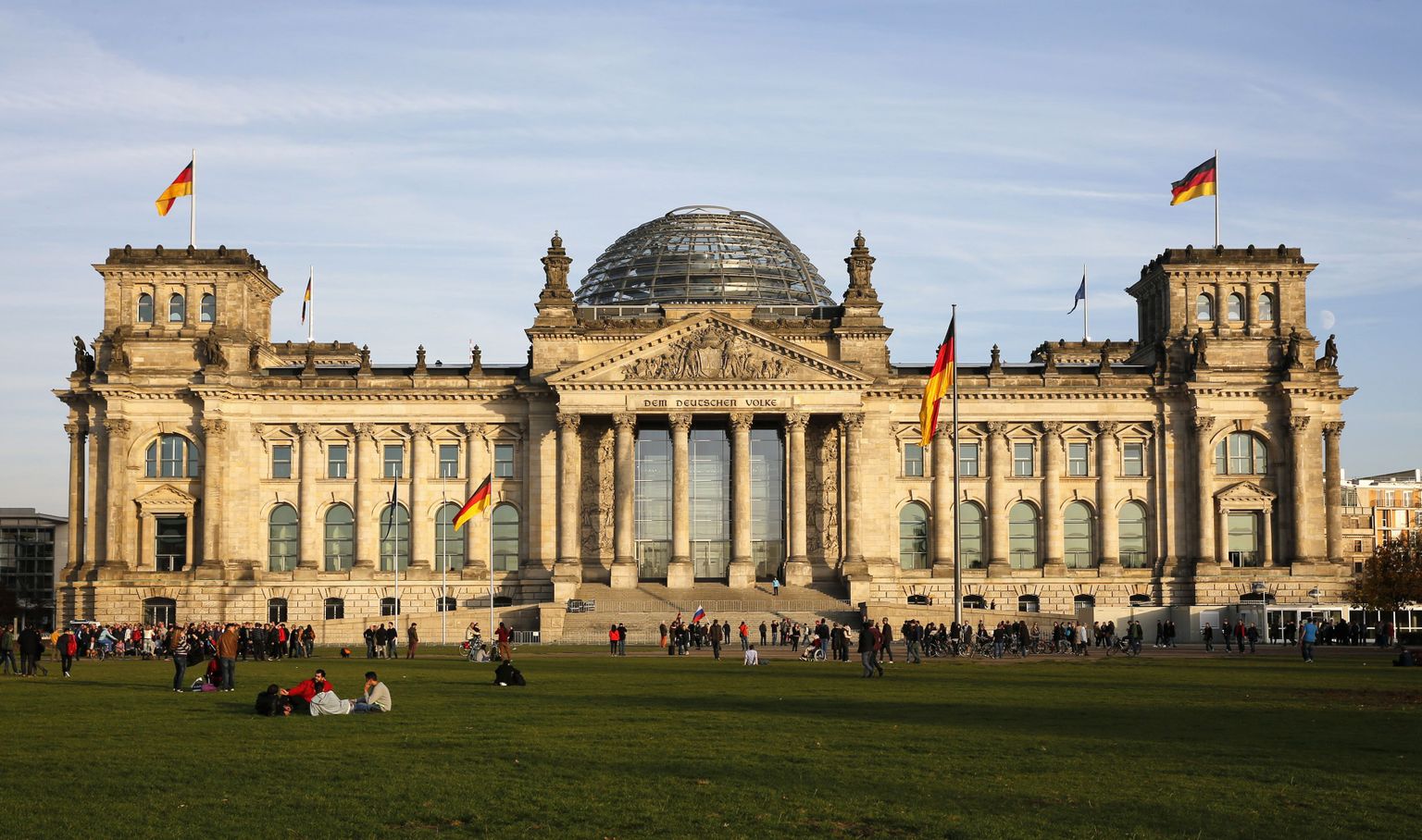 Saksamaa parlamendihoone Berliinis.
