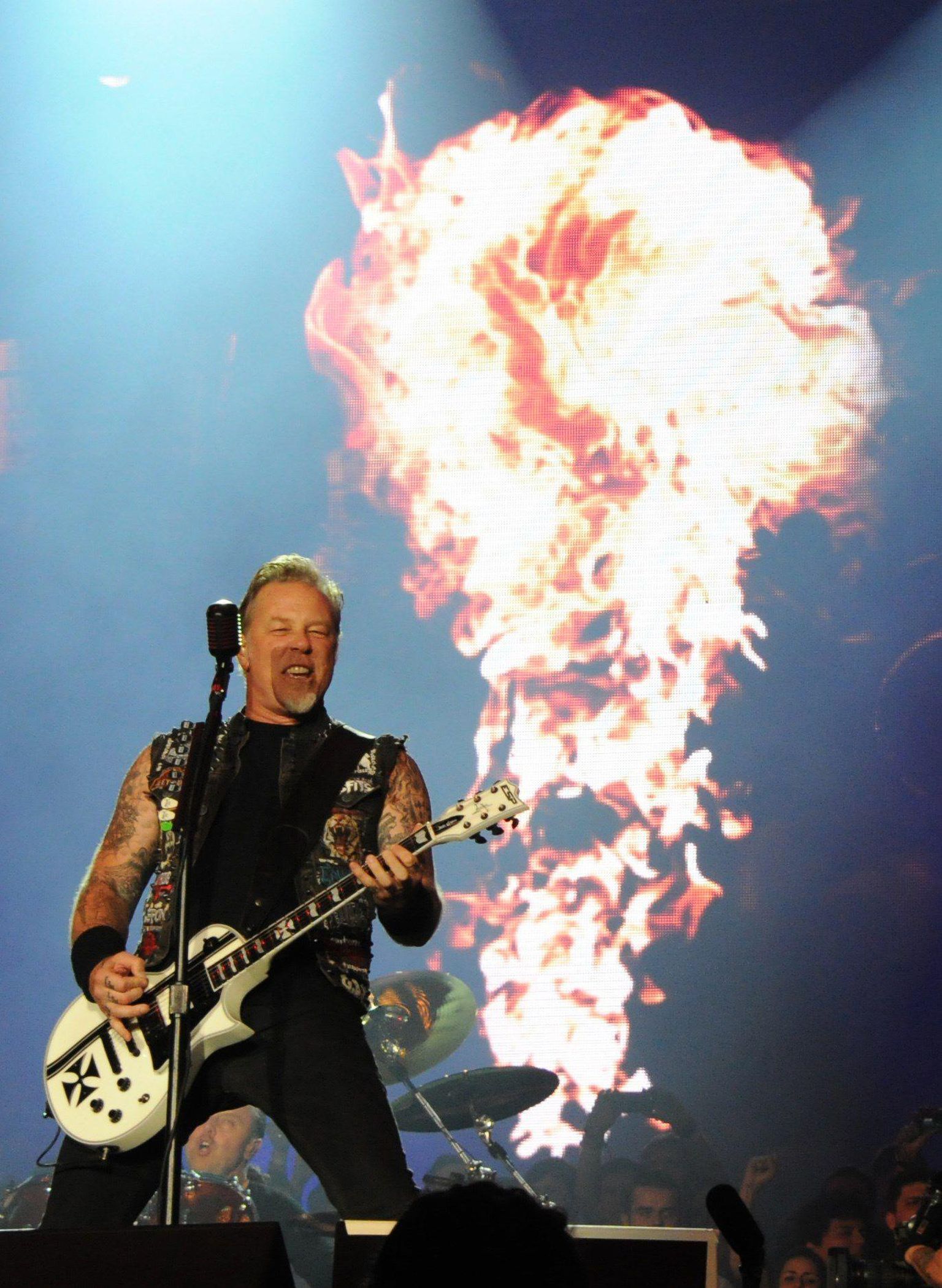 Metallica ninamees James Hetfield.