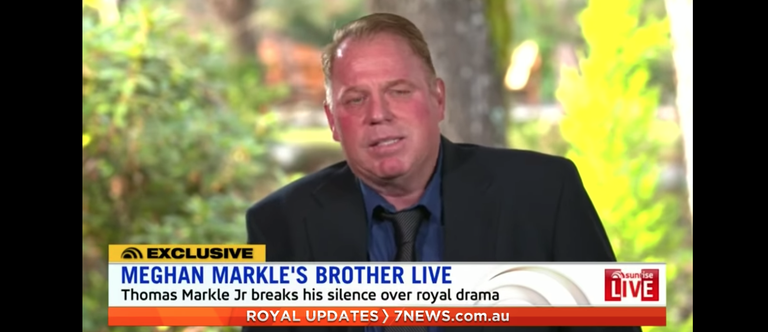 Meghan Markle'i poolvend Tom Markle mõned nädalad tagasi Austraalia jutusaates intervjuud andes. Tom tunnistas, et ta ei ole Meghani ja prints Harry otsusega rahul.
