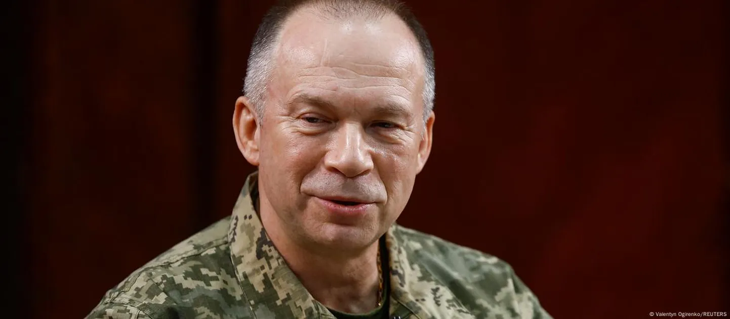 Главком ВСУ Александр Сырский в январе 2024 года
