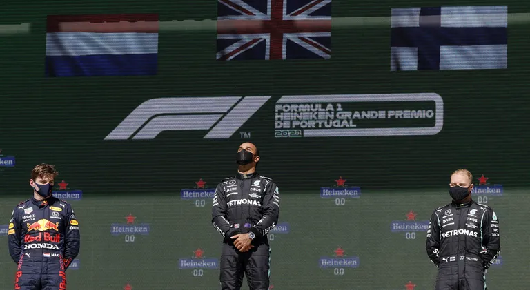 Portugāles Grand Prix izcīņas pjedestāls