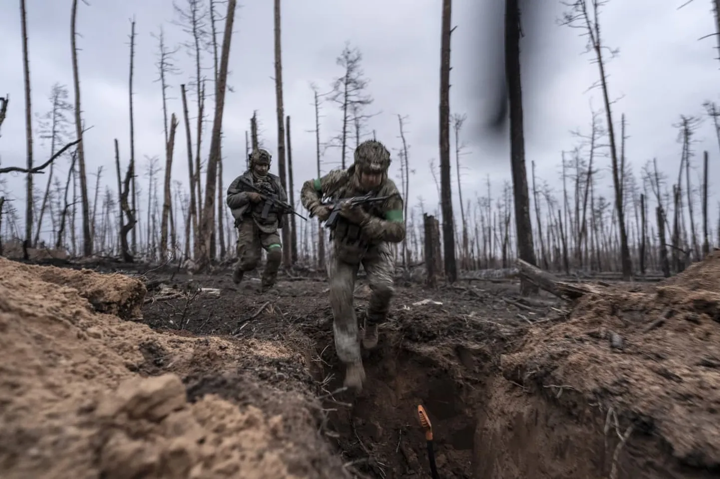 Украинские военные.