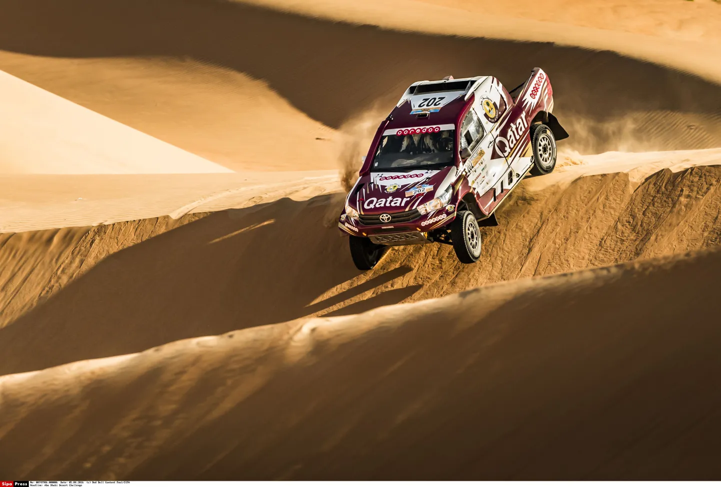 Nasser Al-Attiyah Abu Dhabi kõrberallil