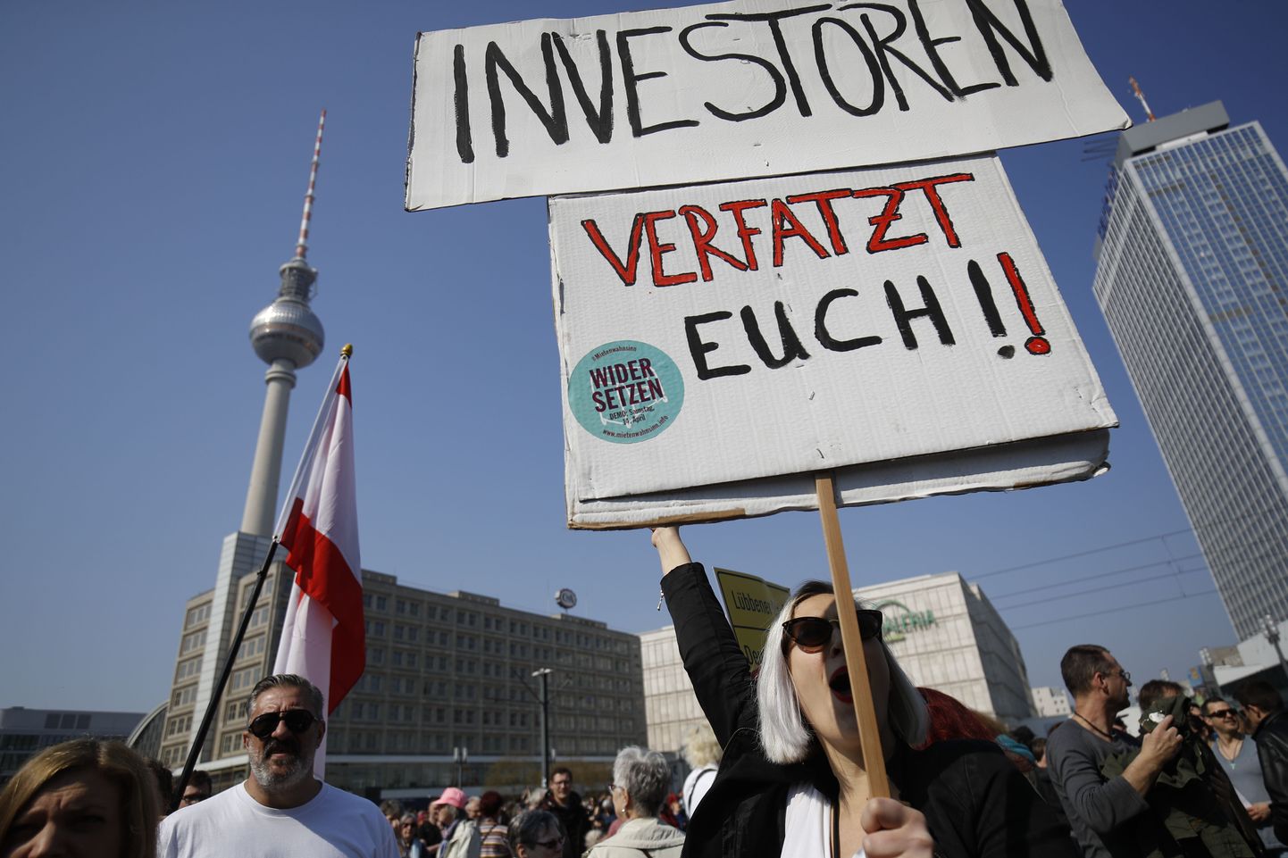Aprilli alguses Berliini tänavaile väljunud üürnikud nõuavad, et investorid hakkaksid astuma.