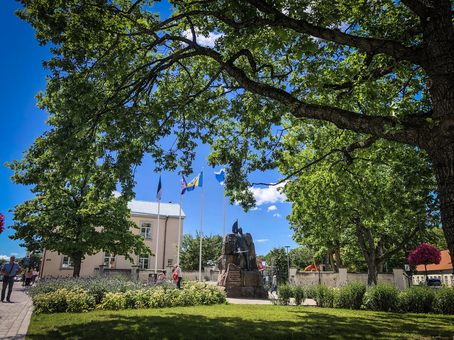 Kuressaare linna "ausamba plats" 2020. aastal.