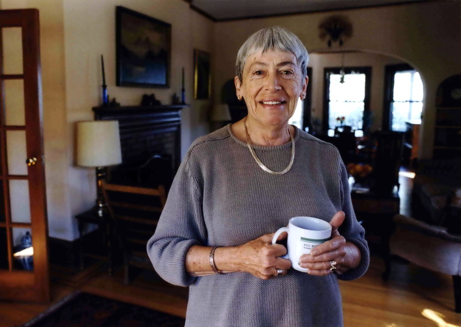 Ursula Le Guin oma kodus Portlandis.