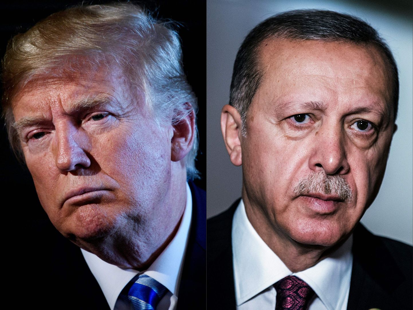 USA president Donald Trump ja Türgi president Recep Tayyip Erdoğan.