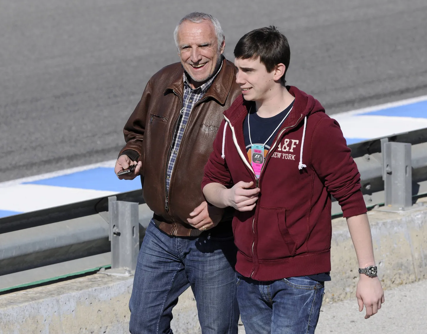 Dietrich (vasakul) ja Mark Mateschitz 2012. aastal.
