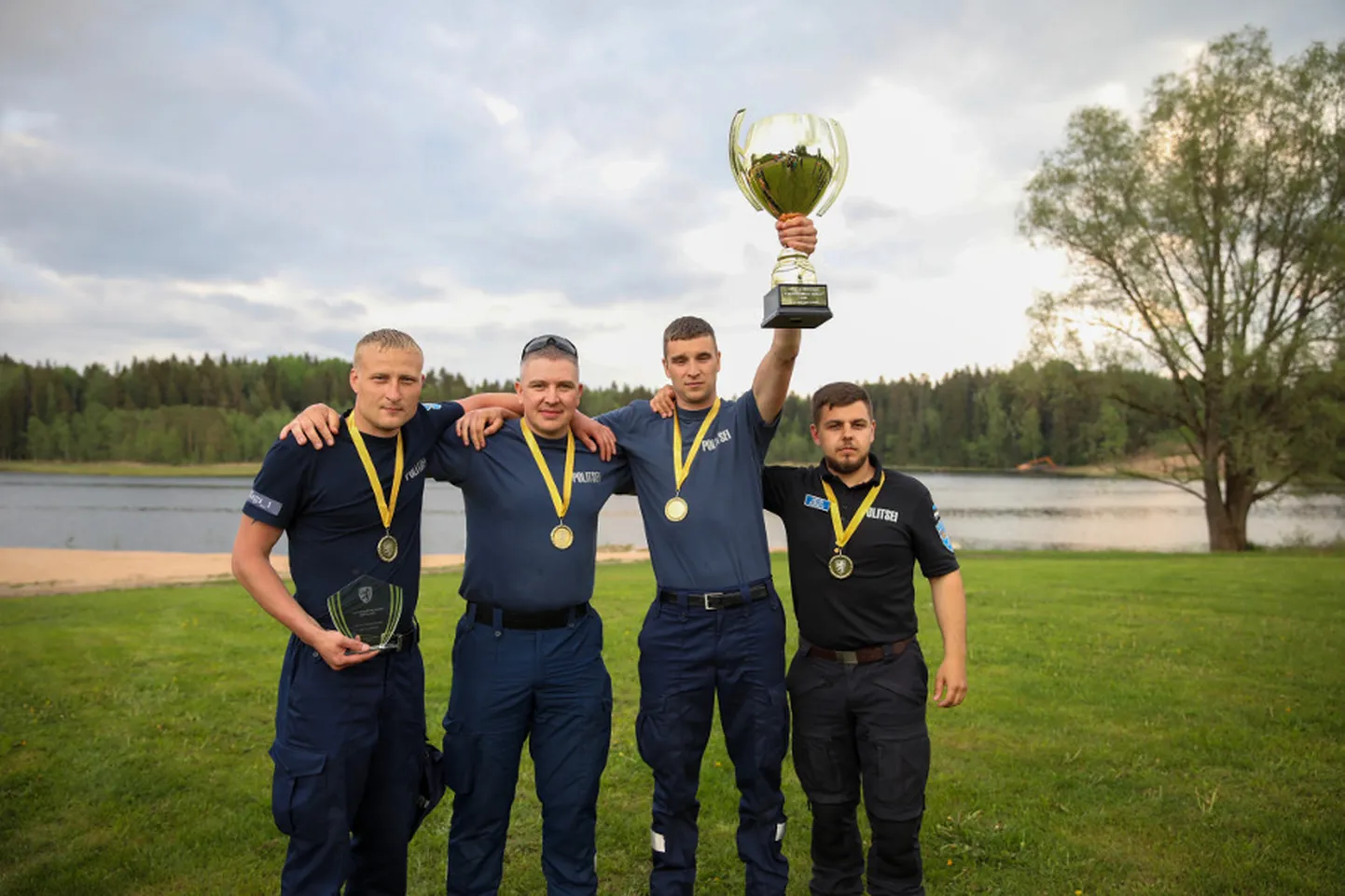 Kagu politseijaoskonna 1. võistkond võttis võidu.