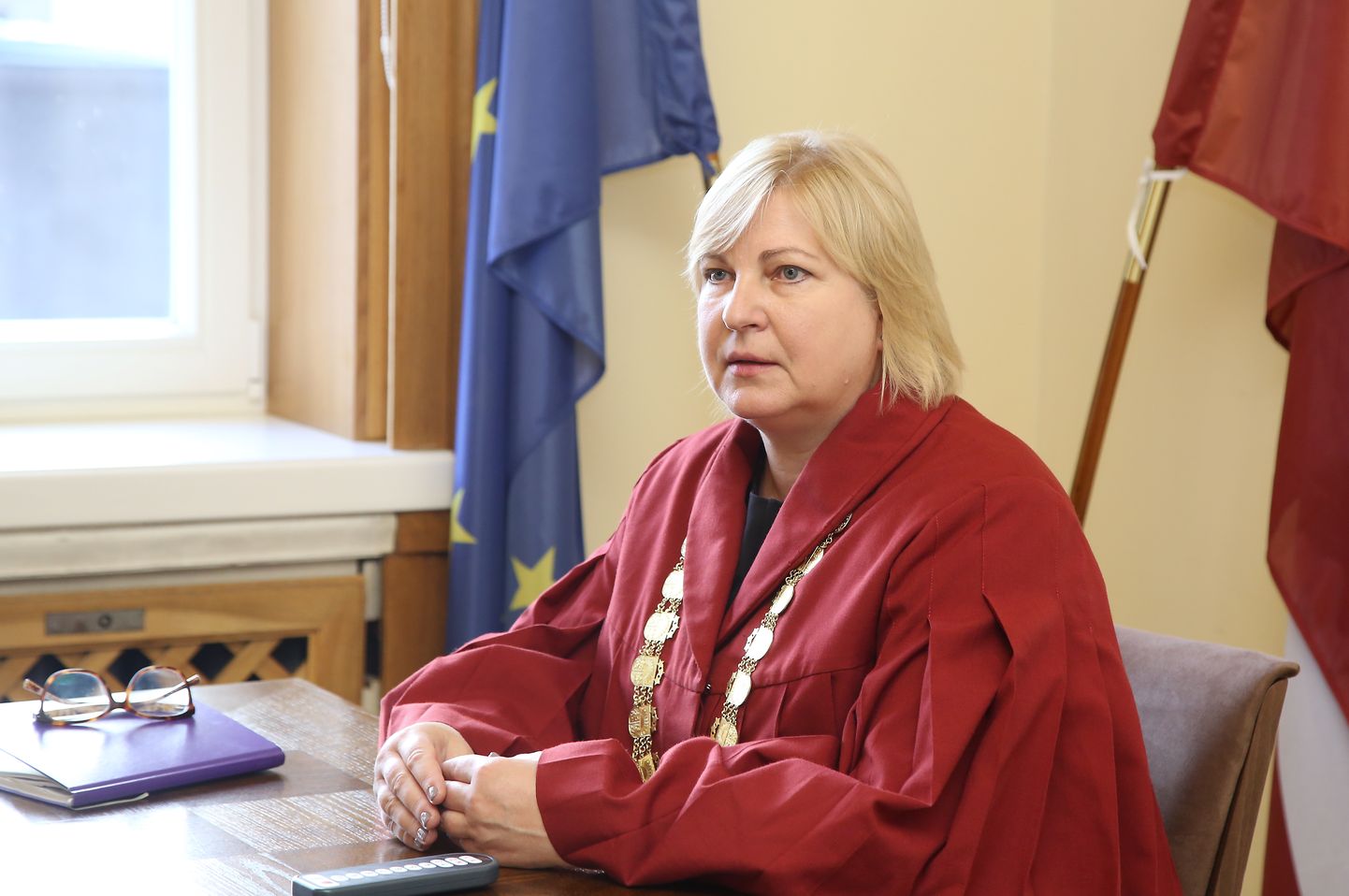 ST Administratīvo lietu departamenta priekšsēdētāja Veronika Krūmiņa.