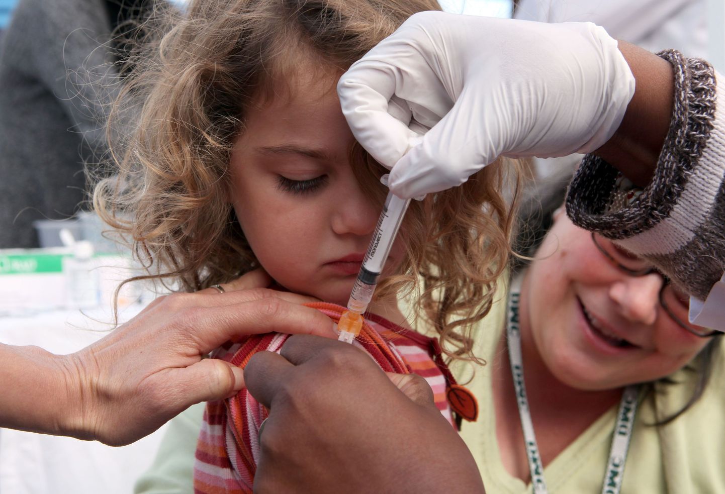 Lapse vaktsineerimine seagripi vastu.