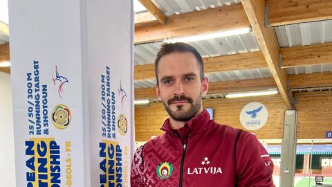 Strautmanis izcīna pirmo vietu Eiropas čempionātā šaušanā