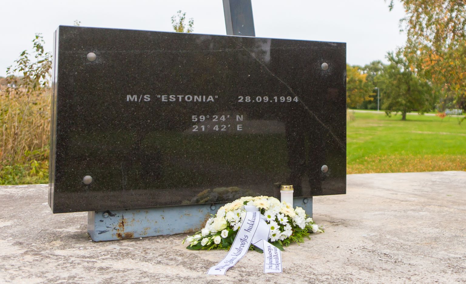 Mälestusmärk  parvlaev Estonia katastroofis hukkunutele.