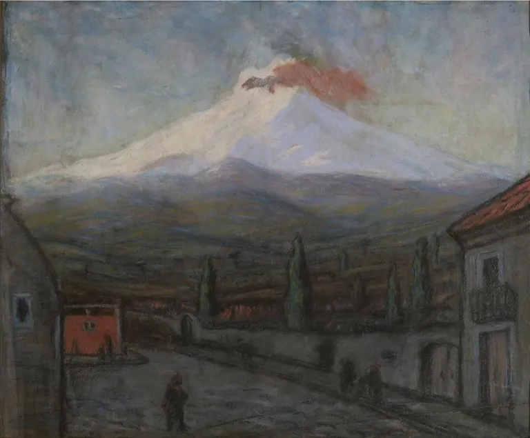 Maal. Ants Laikmaa. Etna. Pastell., HM LMT 249 K, Haapsalu ja Läänemaa Muuseumid SA,