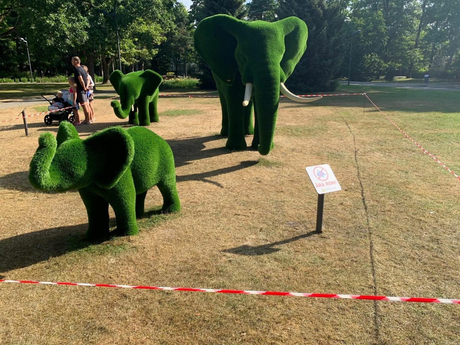 Pärnule antakse tänavu suvepealinna tiitel üle Rannapargis elevantide alal. 