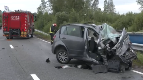 Tragična prometna nesreča na Daugavpilski avtocesti z eno smrtno žrtvijo