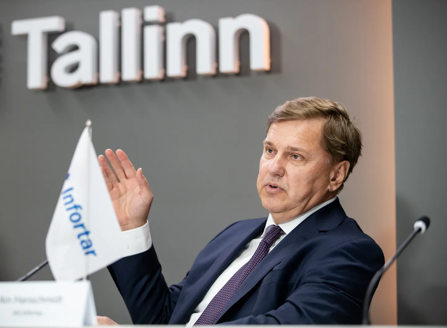 26.02.2020. Tallinn. 
Tallinna linn, AS Tallink Grupp ja AS Infortar pressikonverents. Ain Hanschmidt.