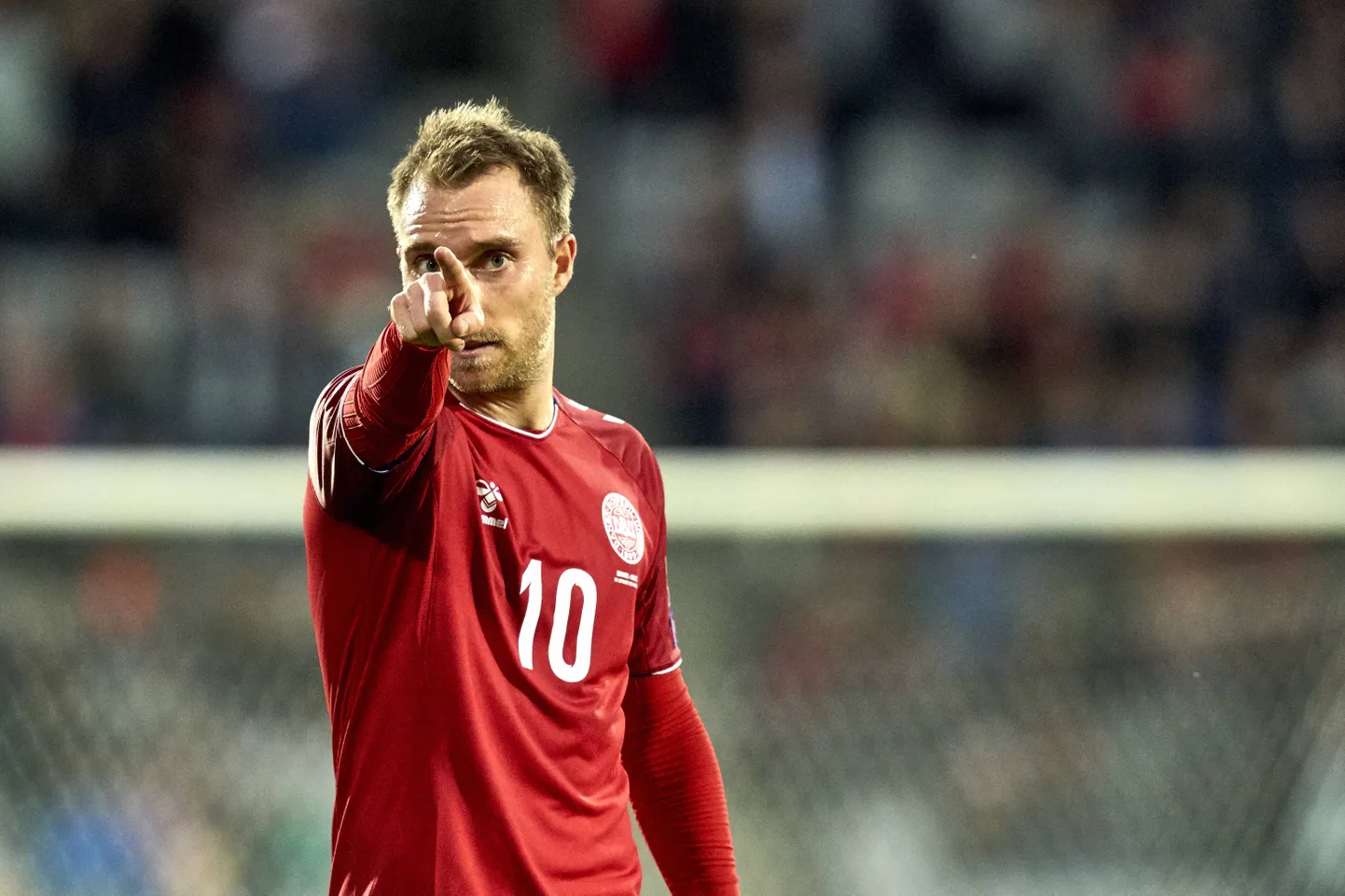 Taani koondise jalgpallur Christian Eriksen.