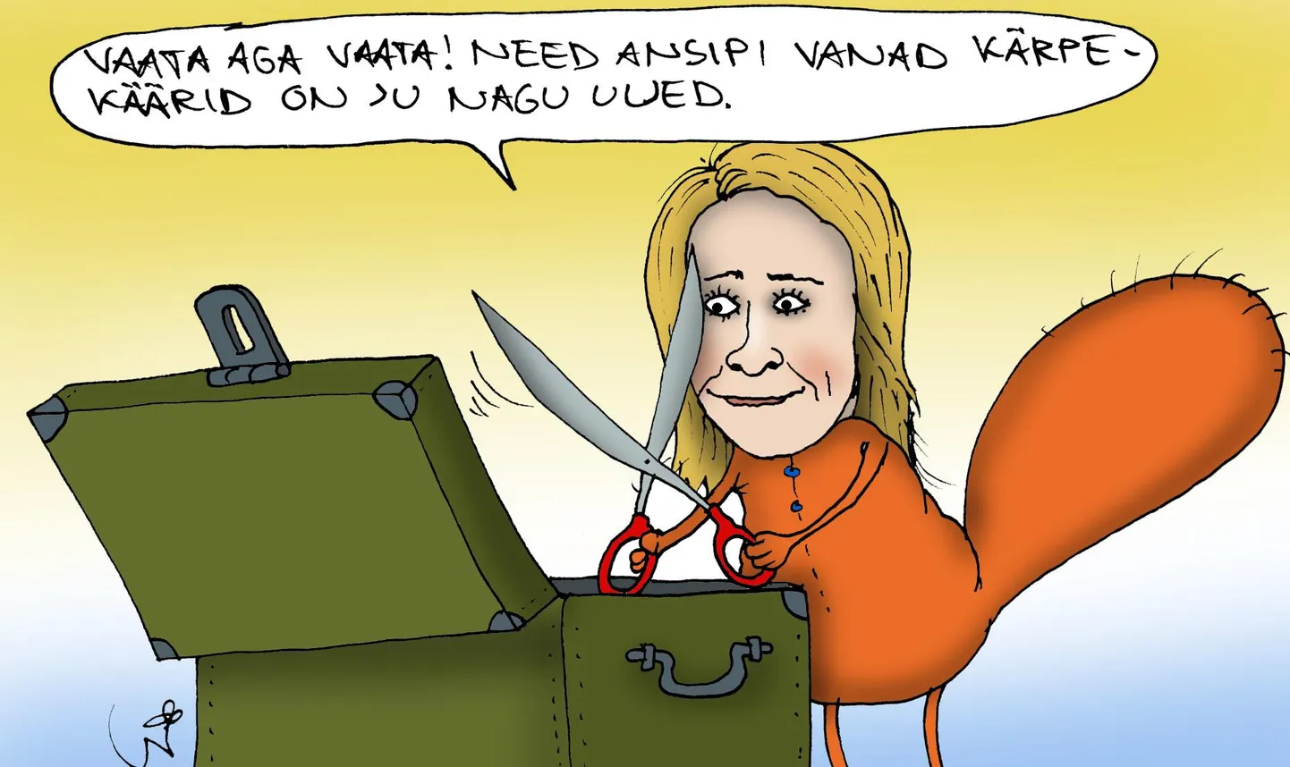 Päeva karikatuur FOTO: Urmas Nemvalts