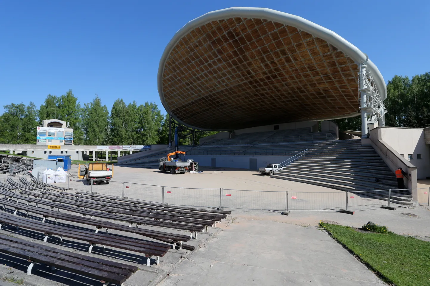 Tartu laululava remont möödunud aastal.