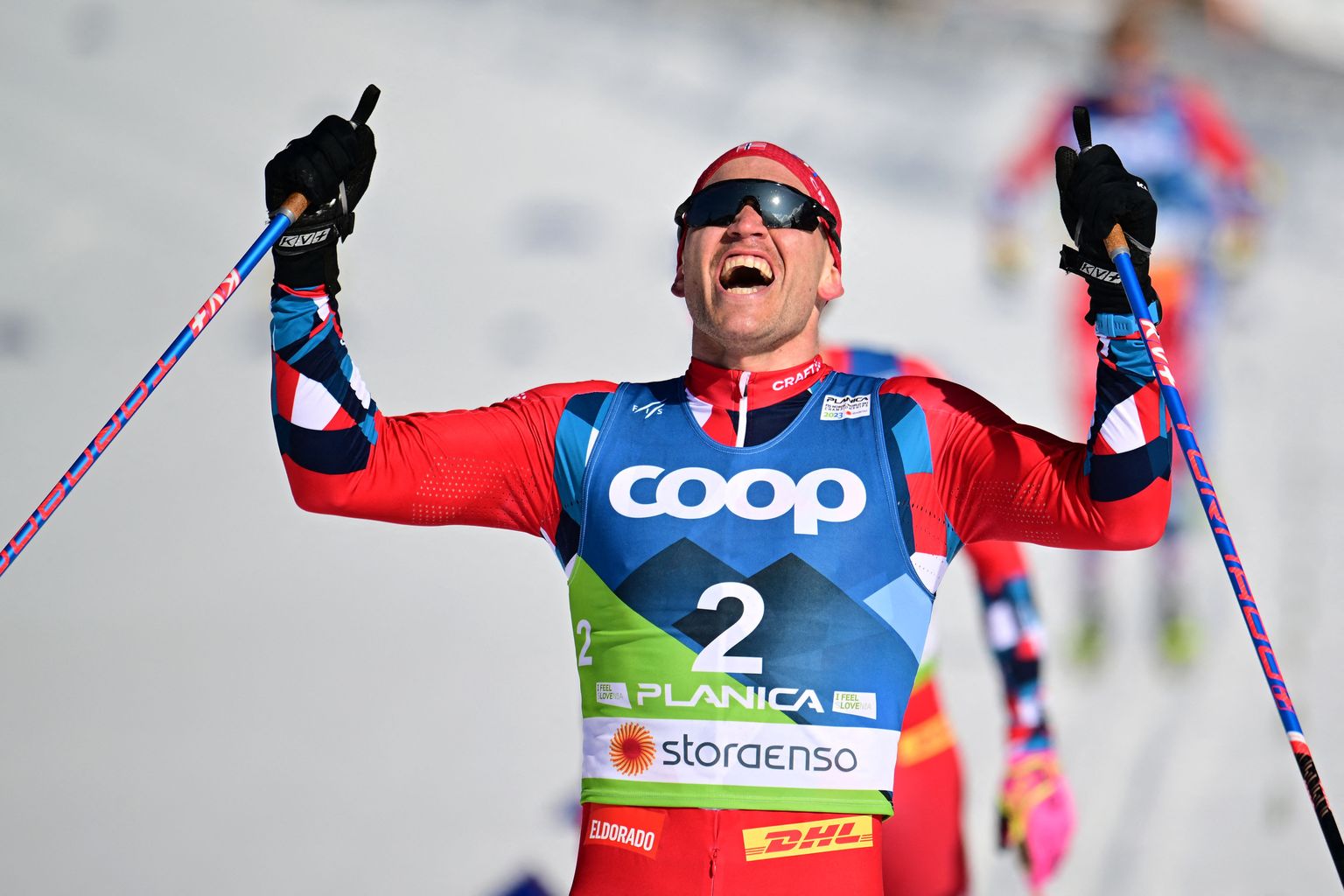 Planica MMi maratonikuningas Pal Golberg.