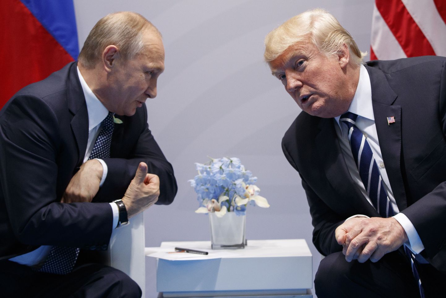 Vladimir Putini ja Donald Trumpi ametlik kohtumine G20 tippkohtumisel.