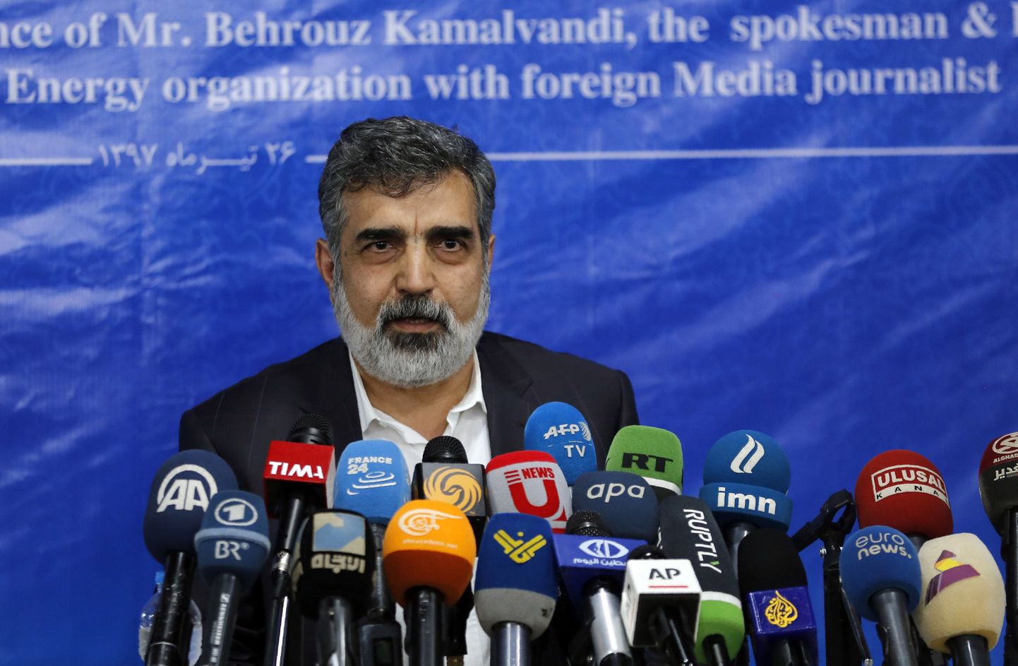 Iraani tuumaameti pressiesindaja Behrouz Kamalvandi.