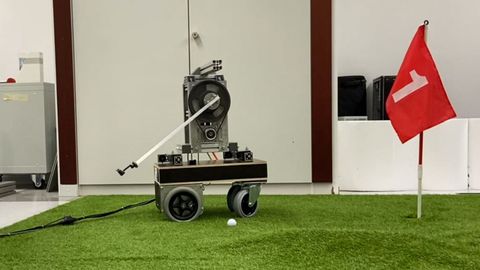 NEW SCIENTIST ⟩ Robot õppis täpselt golfi mängima, aga võistlustele veel ei kipu