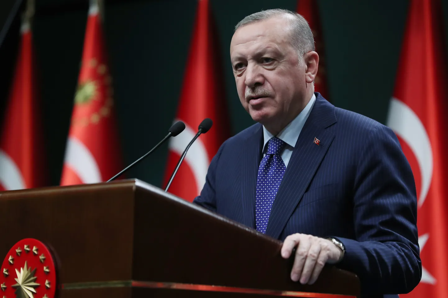 Türgi president Recep Tayyip Erdoğan.