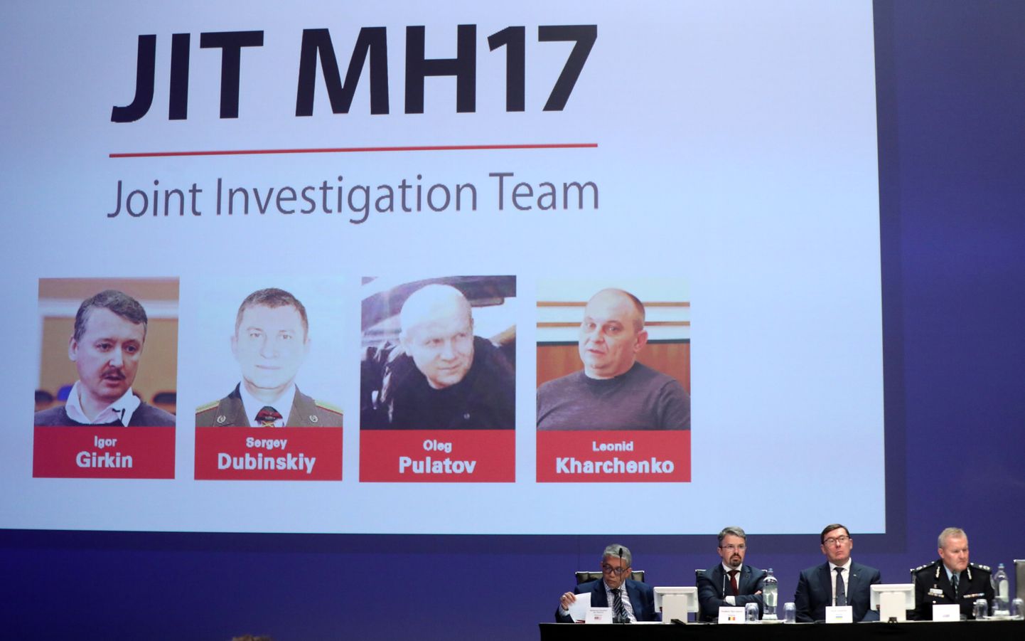 Malaysia Airlines lennu MH17 allatulistamise uurijate pressikonverents Utrechtis.