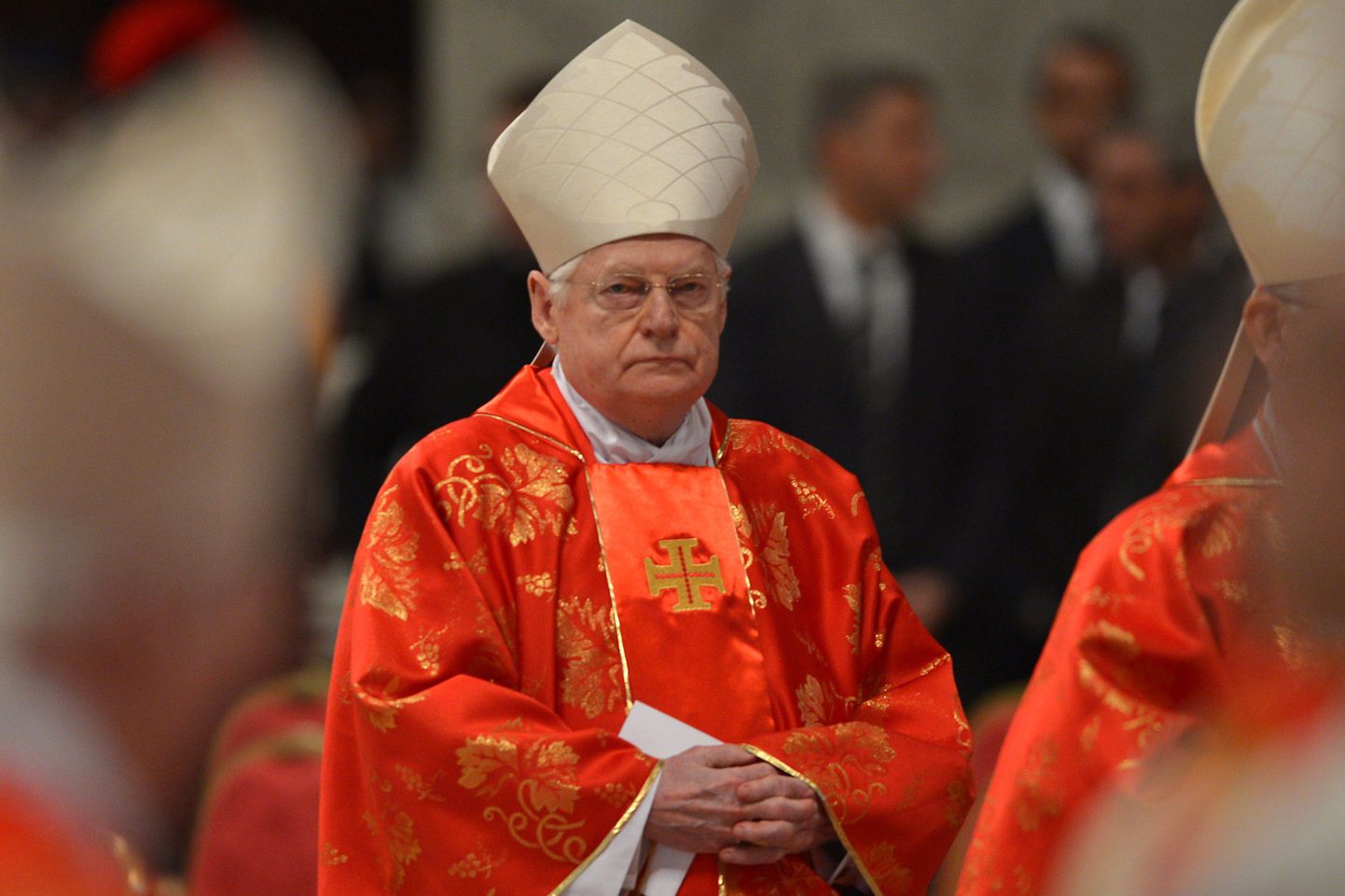 Itaalia kardinal Angelo Scola täna Püha Peetruse basiilikas toimunud missal.