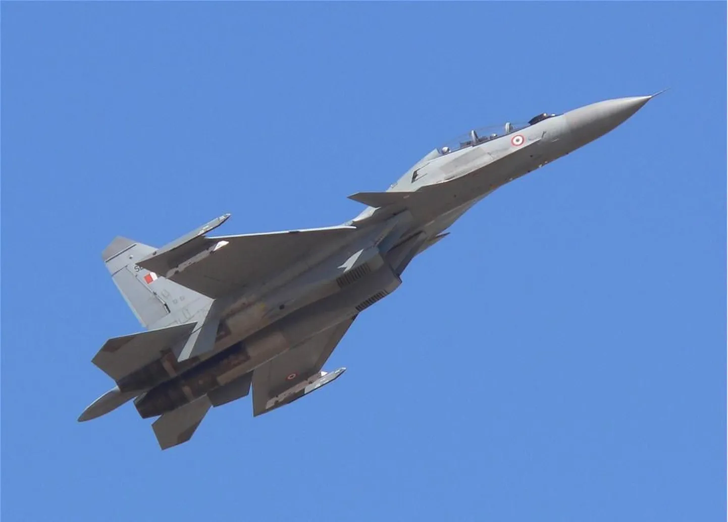 Su-30MK tüüpi hävituslennuk.