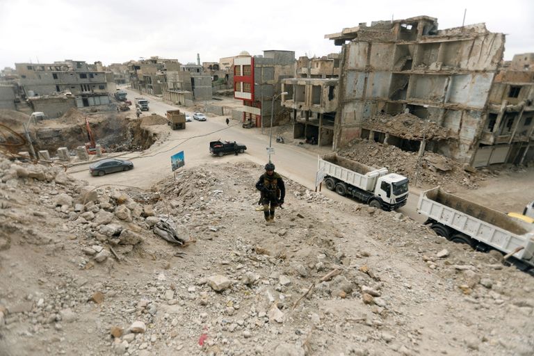 Hävitatud Mosuli vanalinn.