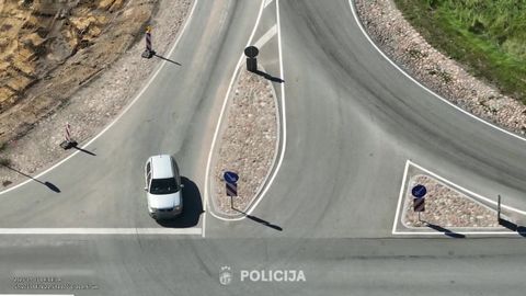 VIDEO ⟩ "Vainīgs!" Kurzemē policija ar drona palīdzību fiksē 18 pārkāpumus
