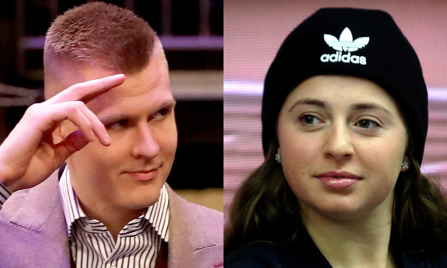 Kristaps Porziņģis un Aļona Ostapenko