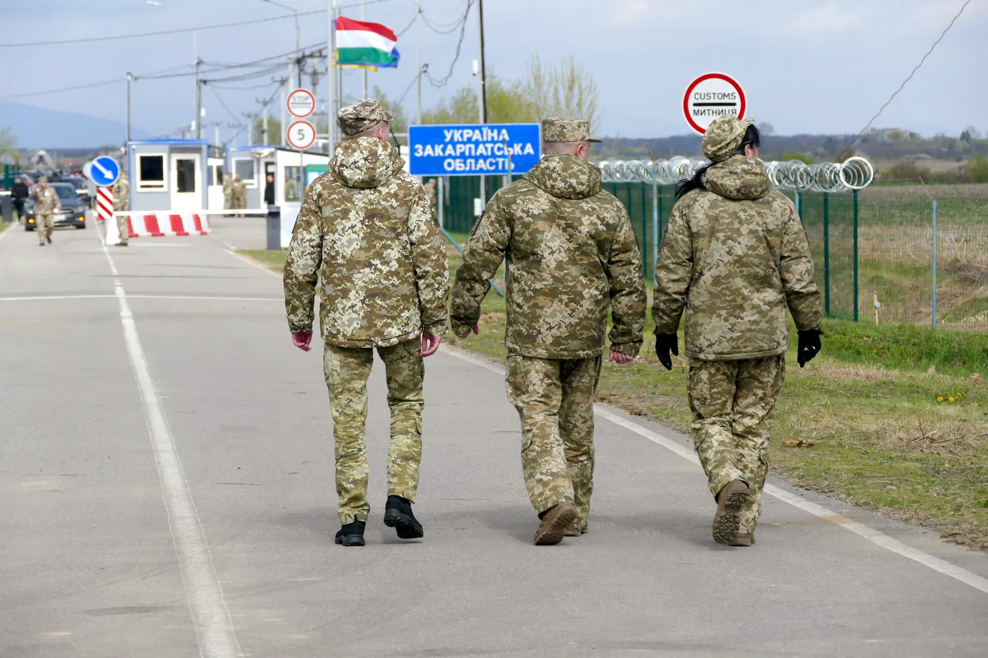 Vastavatud Ungari-Ukraina piiripunkt Taga-Karpaatia oblastis. 8. aprill 2025.
