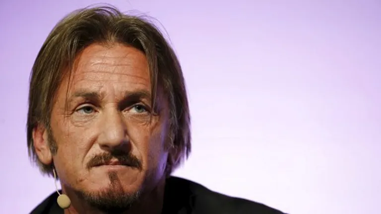Actor and activist Sean Penn, delivers a speech during the World Climate Change Conference 2015 (COP21) at Le Bourget, near Paris, France, December 5, 2015. REUTERS/Stephane Mahe